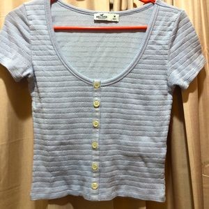 Two button crop tops